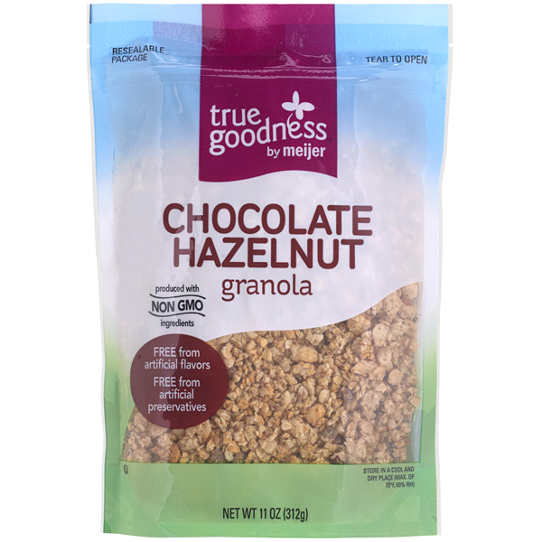 slide 1 of 1, True Goodness Chocolate Hazelnut Granola, 13 oz