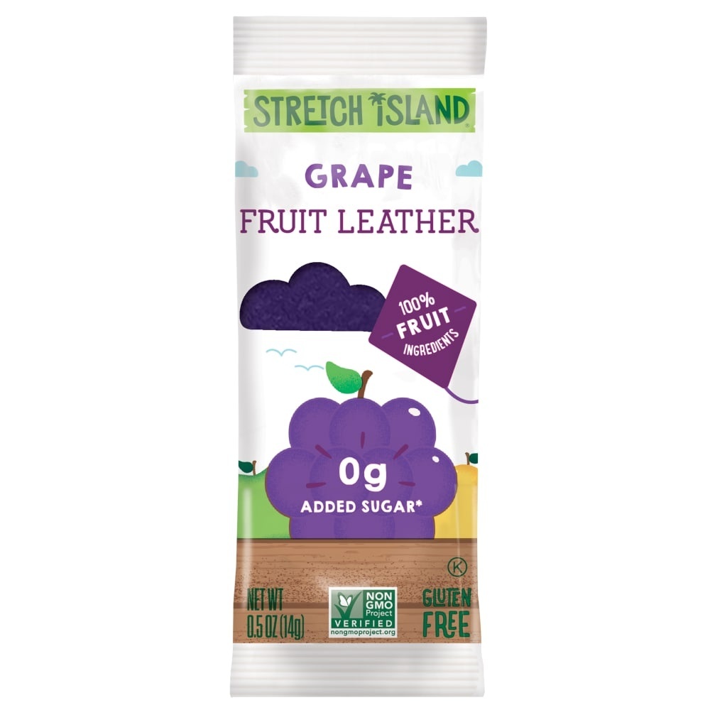 slide 1 of 3, Stretch Island Grape Original Fruit Leather, 0.5 oz