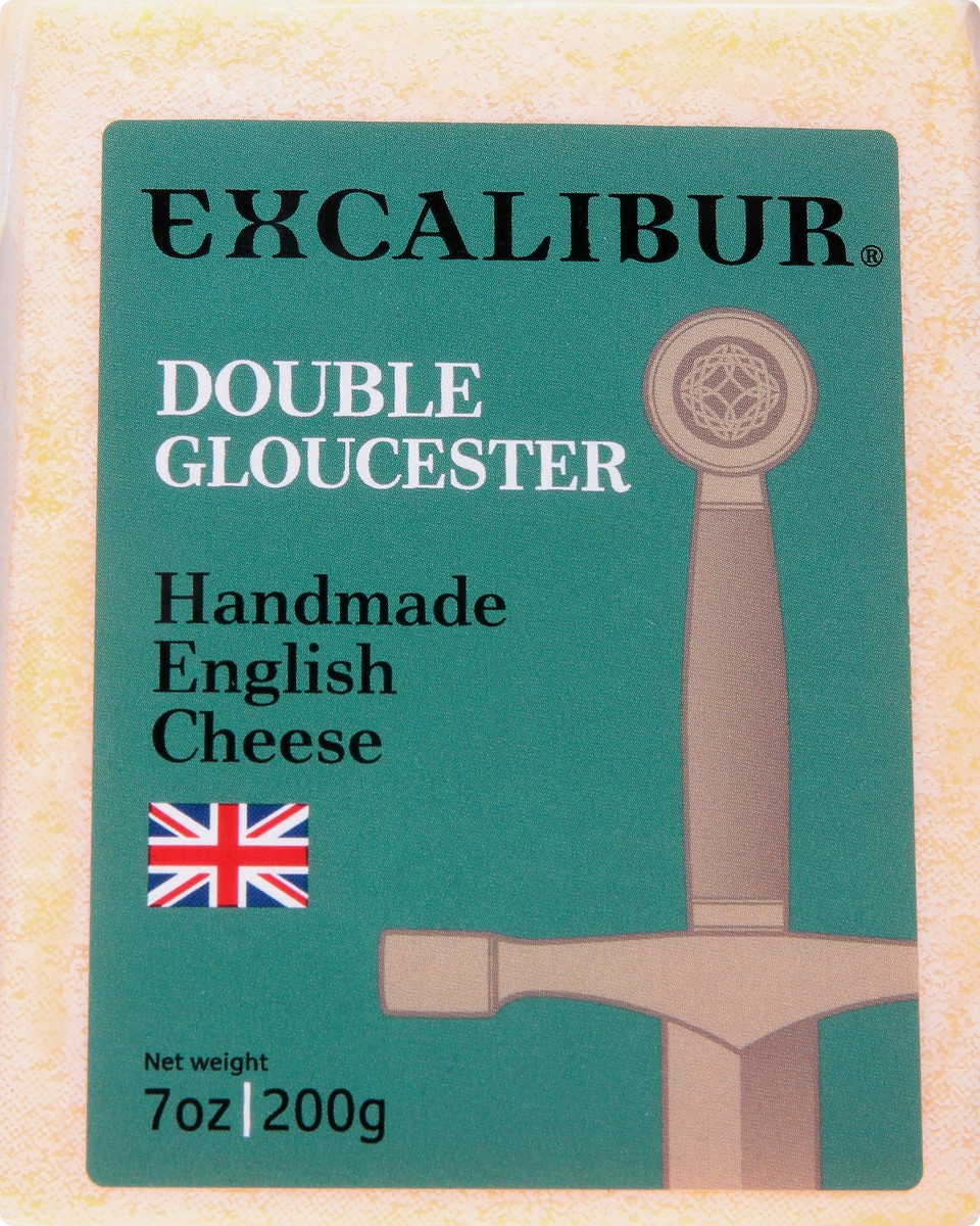 slide 1 of 9, Excalibur Double Gloucester, 7 oz