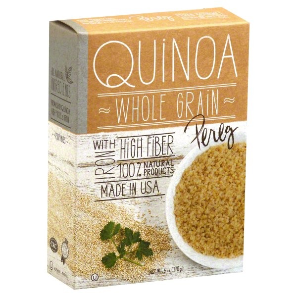 slide 1 of 4, Pereg Quinoa Whole Grain, 6 oz