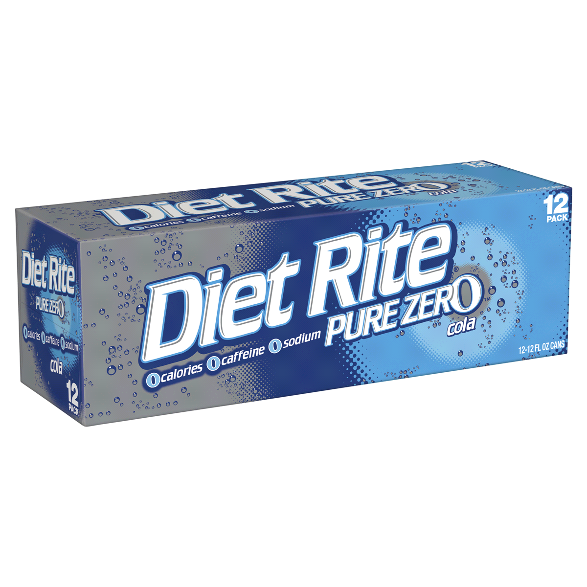 slide 1 of 2, Diet Rite Cola, 12 ct; 12 fl oz