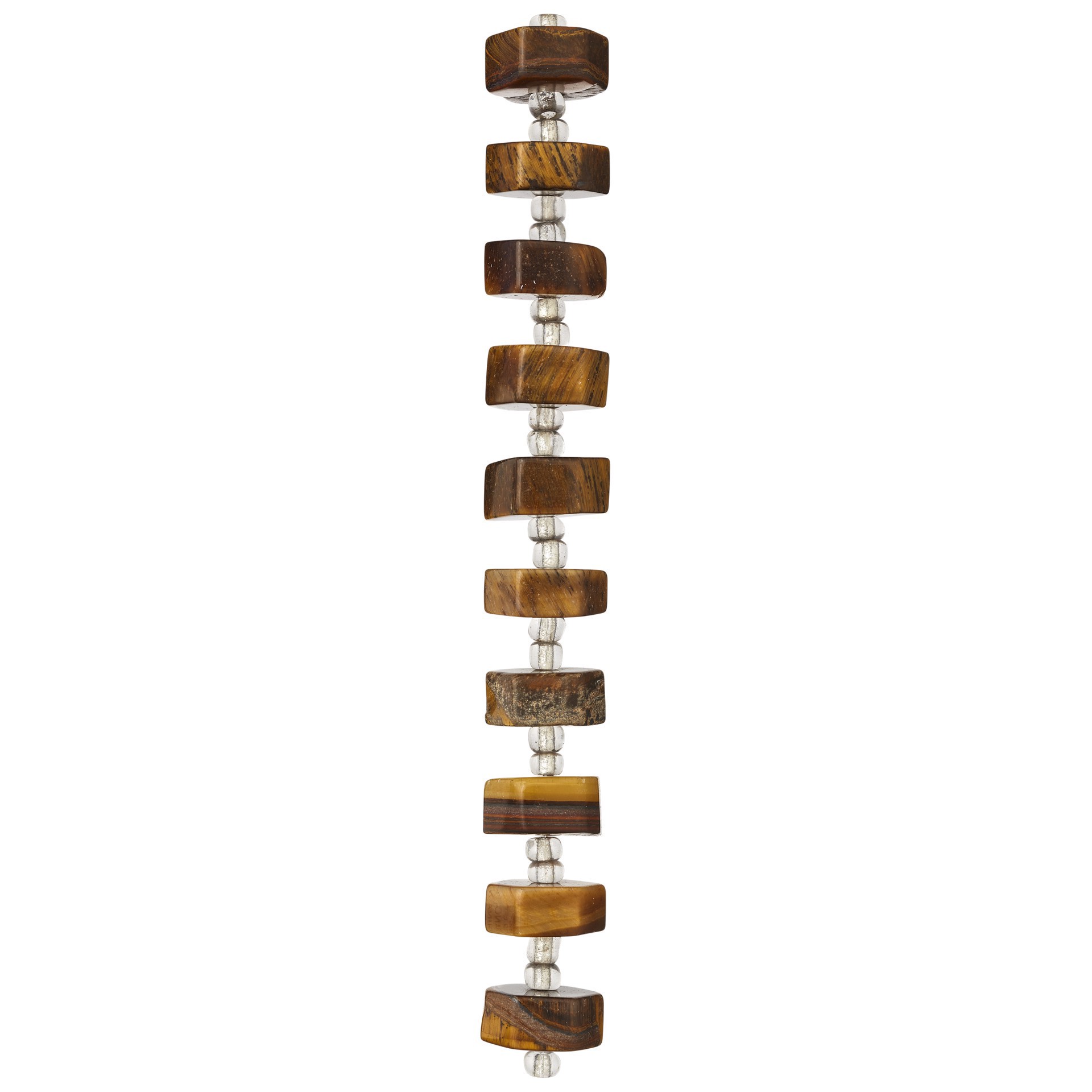 slide 2 of 3, Tigereye Hexagon Beads With Spacers By Bead Landing, 12mm, 12mm