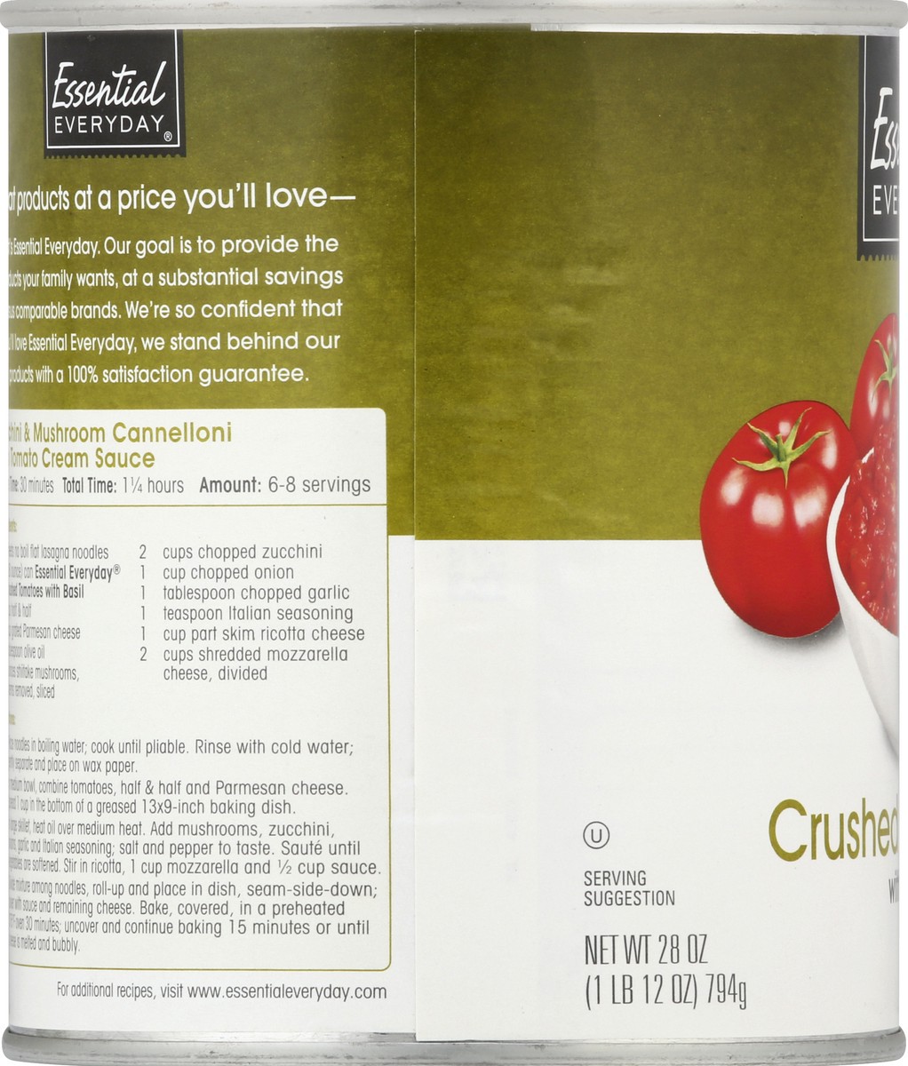 slide 6 of 6, Essential Everyday Crushed Tomatoes, with Basil, 28 oz