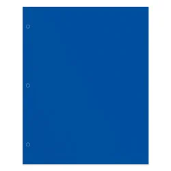 Office Depot Brand 2-Pocket Paper Folder, Letter Size, Blue