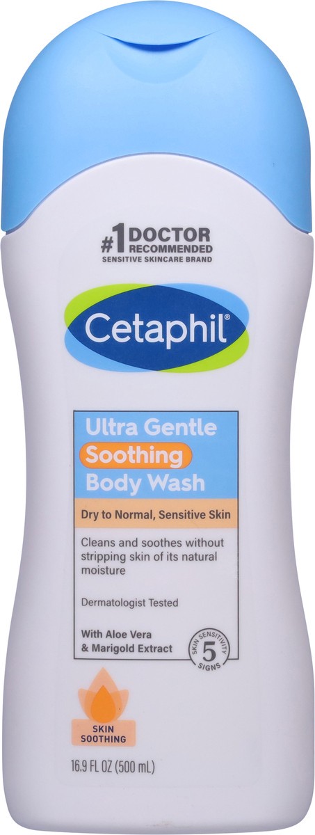 slide 12 of 13, Cetaphil Ultra Gentle Soothing Body Wash, 16.9oz, 16.9 fl oz