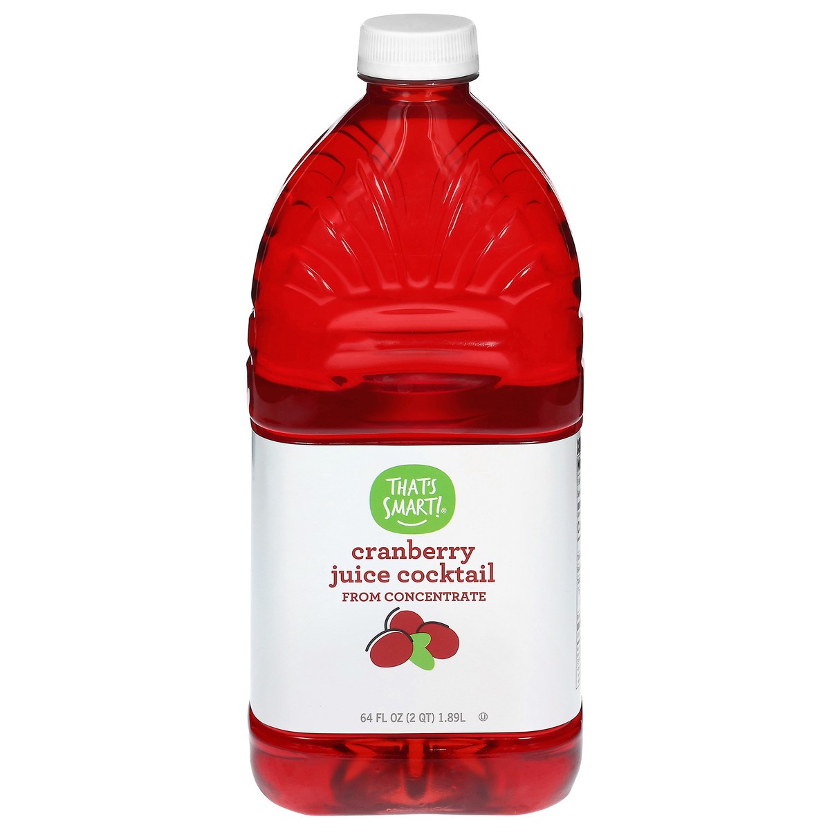 slide 1 of 14, That's Smart! Cranberry Juice Cocktail From Concentrate, 64 fl oz