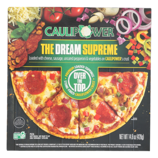 slide 1 of 2, Caulipower The Dream Supreme Pizza 14.8 oz, 14.8 oz