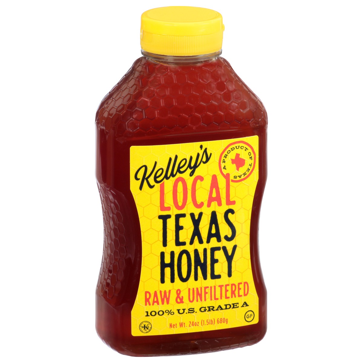 slide 4 of 13, Kelley's TEXAS HONEY Kelley's Local Texas Raw & Unfiltered Honey, 24 oz