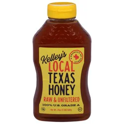 Kelley's Local Texas Raw & Unfiltered Honey 24 oz
