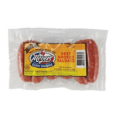 slide 1 of 1, Meyer's Beef Sausage, 16 oz