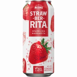 Ritas Straw-Ber-Rita Malt Beverage, 8% ABV