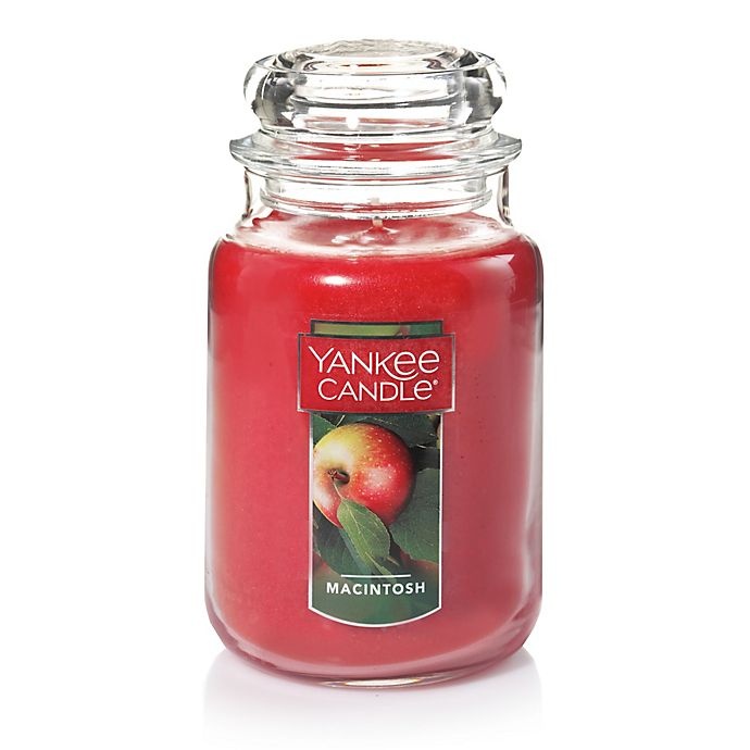 slide 1 of 1, Yankee Candle - Macintosh Large Jar Candle, 22 oz