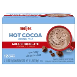 Meijer Hot Chocolate Pods - 12 ct