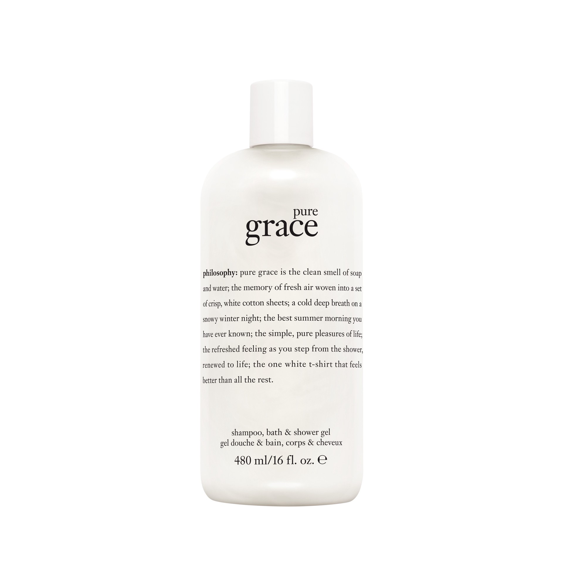 slide 1 of 1, philosophy Pure Grace Bath Cream, 16 oz