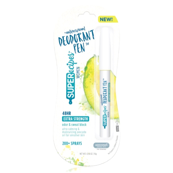 slide 1 of 1, Superecipes Women's Deodorant Pen + Antiperspirant, 1 ct