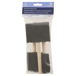 Helping Hand Foam Brush Value Pack 3 ea