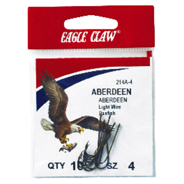 slide 1 of 1, Eagle Claw Bronze Aberdeen Hook 214, 1 ct