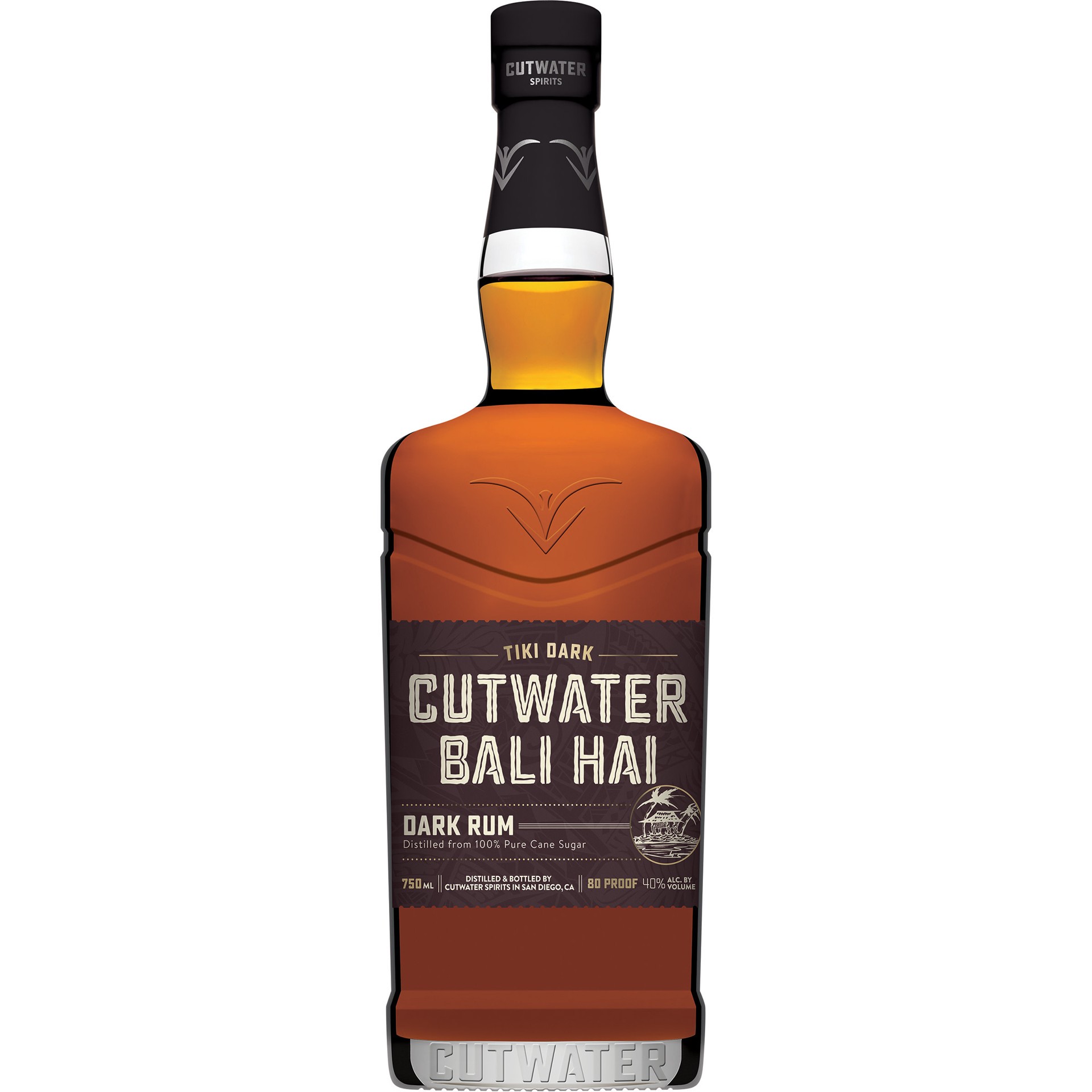 slide 1 of 1, Cutwater Spirits Bali Hai Tiki Dark Rum, 750ml Bottle, 750 ml