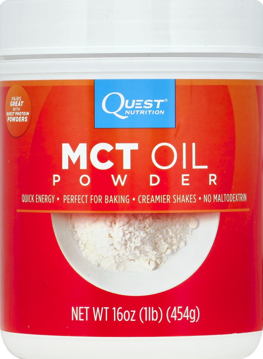 slide 2 of 2, Quest MCT Oil Powder 16 oz, 1 lb