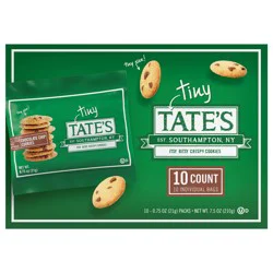 Tate''s Bake Shop Tiny Chocolate Chip Cookies, 10 Snack Packs