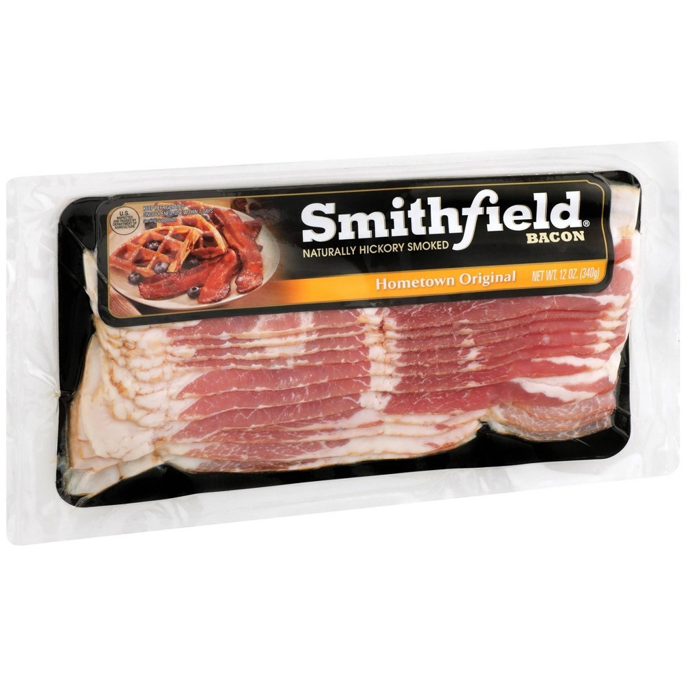 slide 2 of 4, Smithfield Hometown Original Bacon, 12 oz