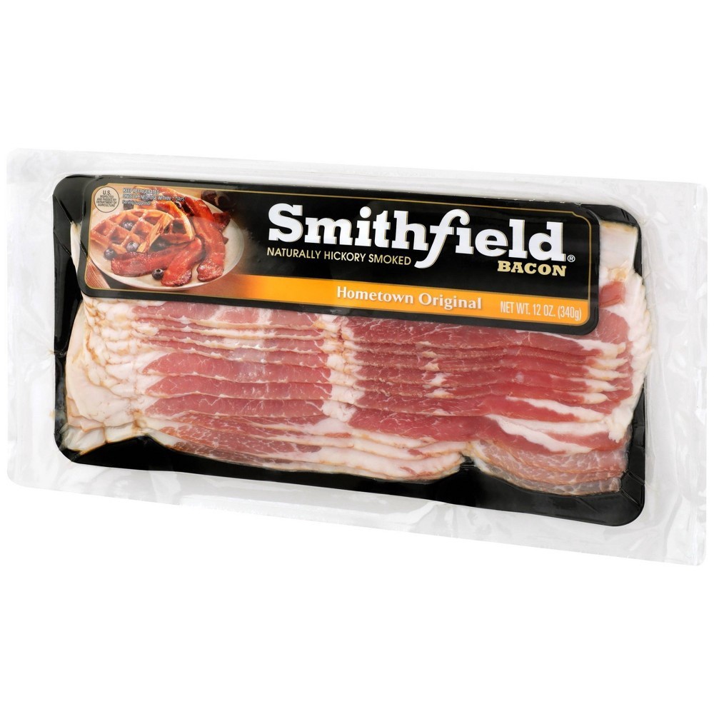 slide 3 of 4, Smithfield Bacon 12 oz, 12 oz