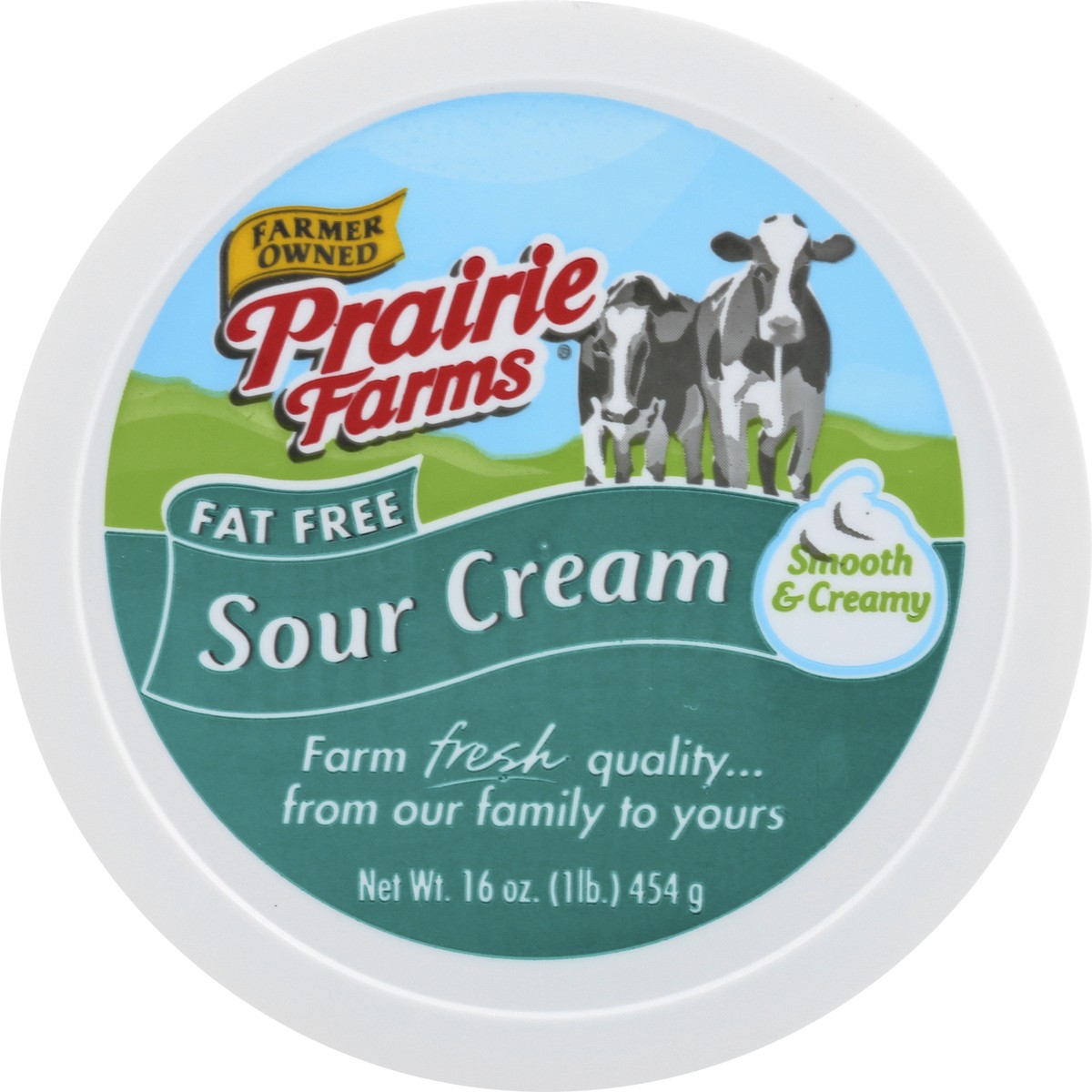 slide 4 of 12, Prairie Farms Fat Free Sour Cream 16 oz, 16 oz