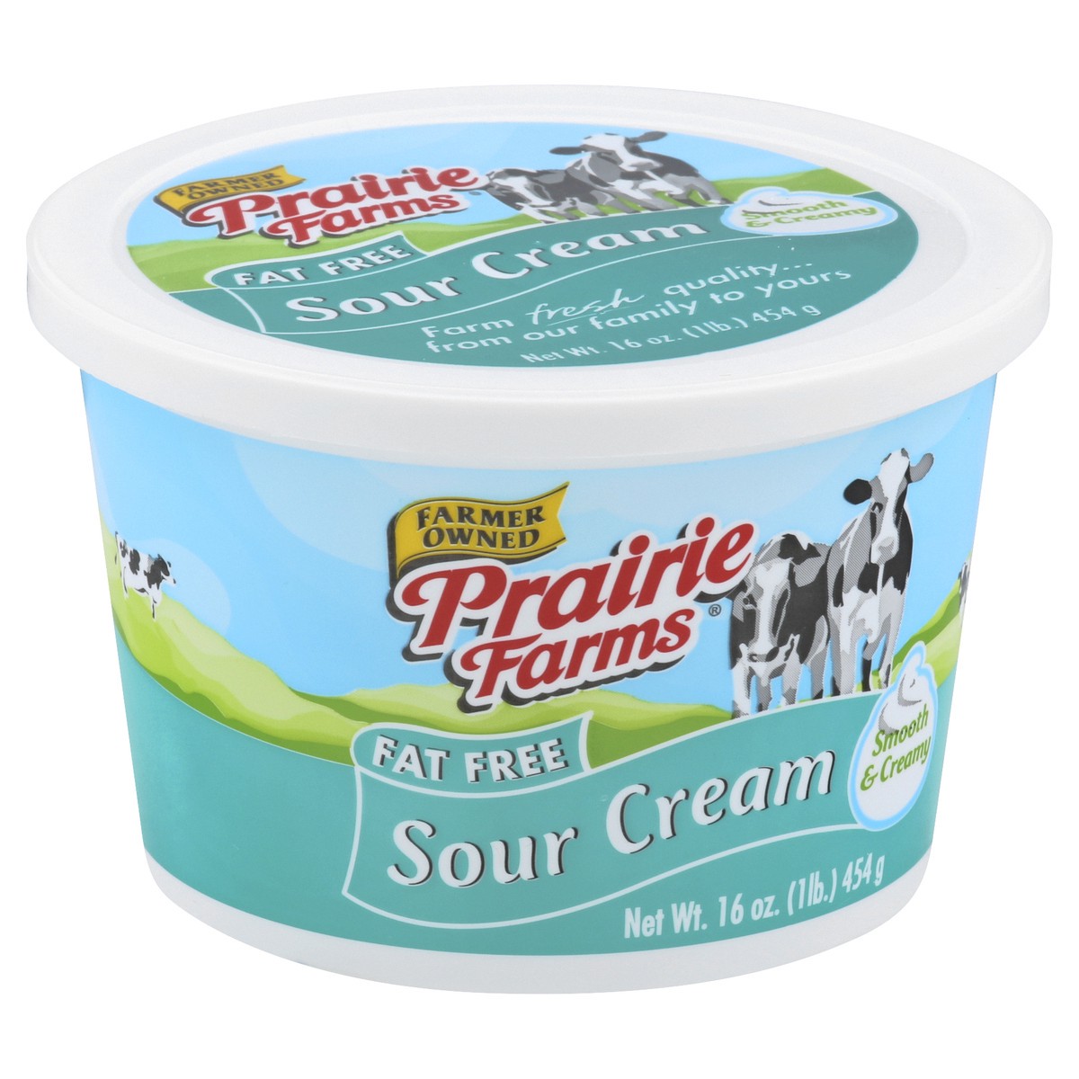 slide 9 of 12, Prairie Farms Fat Free Sour Cream 16 oz, 16 oz