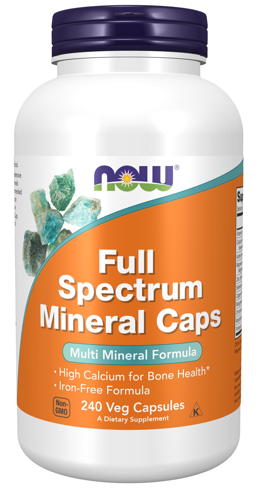 slide 1 of 8, NOW Full Spectrum Mineral Caps - 240 Veg Capsules, 240 ct