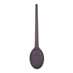 Grand Gourmet Silicone Solid Spoon, Gray