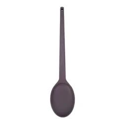 Grand Gourmet Silicone Solid Spoon, Gray