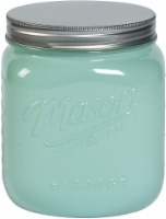 slide 1 of 1, Mason Craft & More Glass Canister With Metal Lid - Teal, 2.7 liter