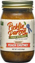 Picklin' Parson Brandy Peach Chutney
