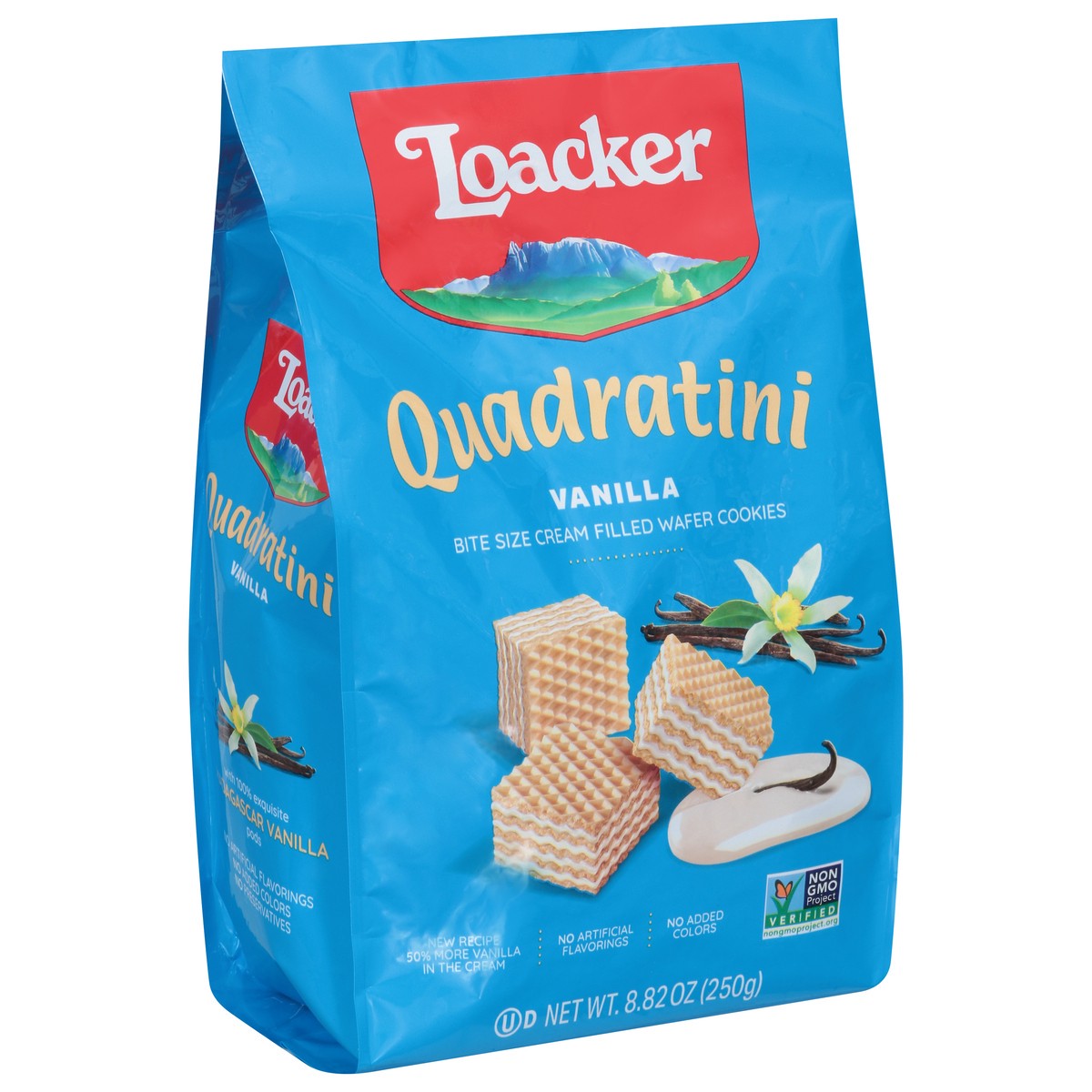 slide 5 of 9, Quadratini Vanilla Wafer Cookies Bite Size 8.82 oz, 8.82 oz