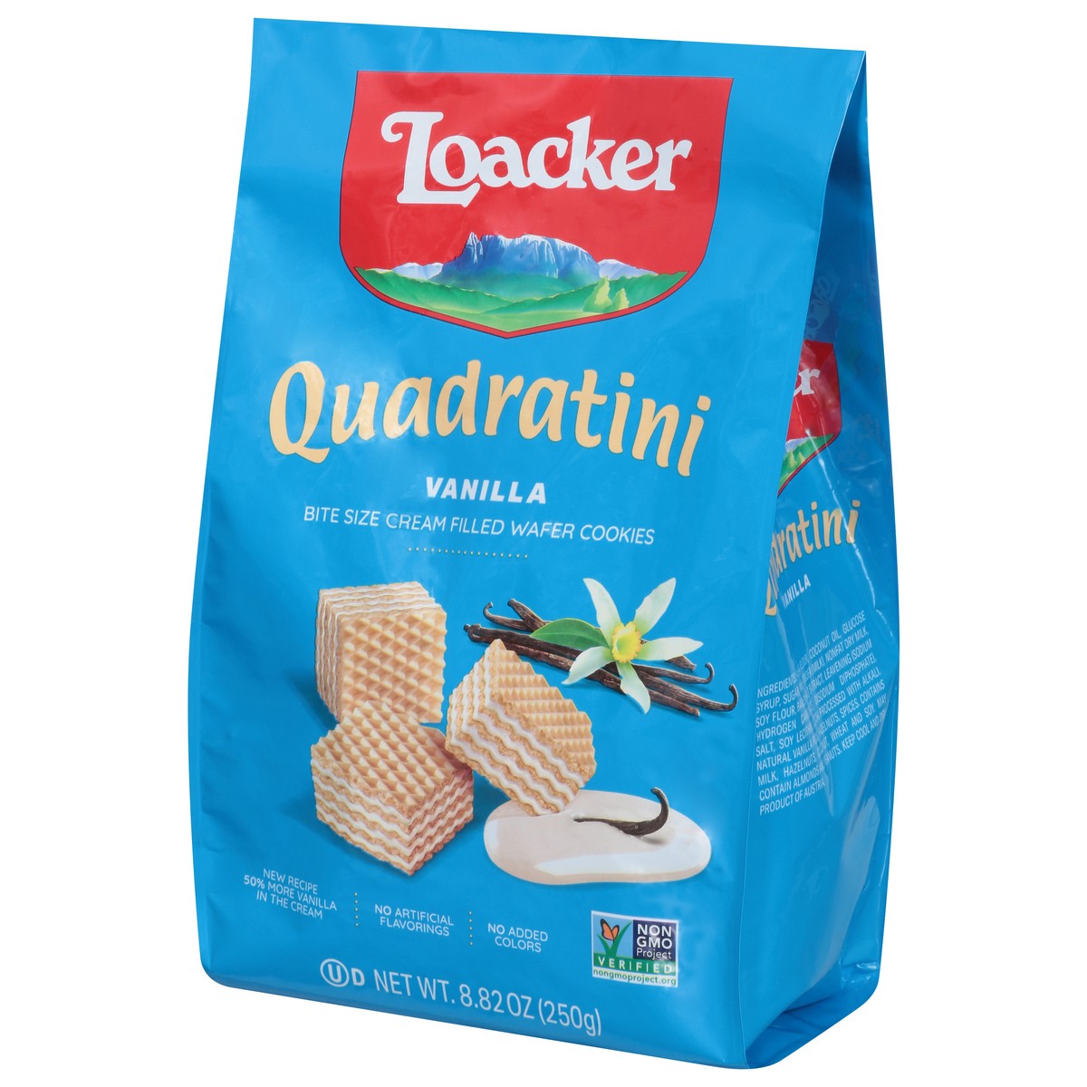 slide 8 of 9, Quadratini Vanilla Wafer Cookies Bite Size 8.82 oz, 8.82 oz