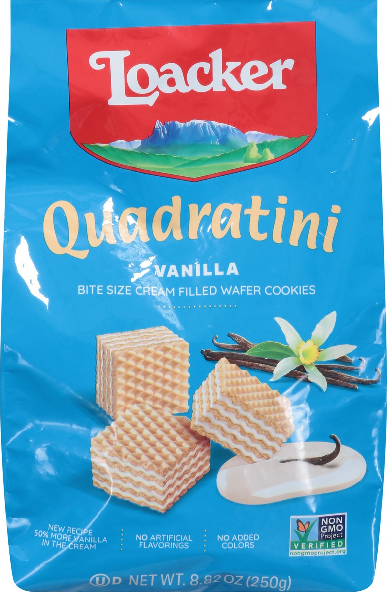 slide 2 of 9, Quadratini Vanilla Wafer Cookies Bite Size 8.82 oz, 8.82 oz