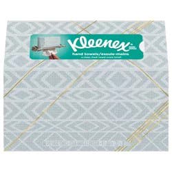 Kleenex Disposable Paper Hand Towels, Paper Hand Towels for Bathroom, 1 Box, 60 Hand Towels per Box (60 Total Towels)