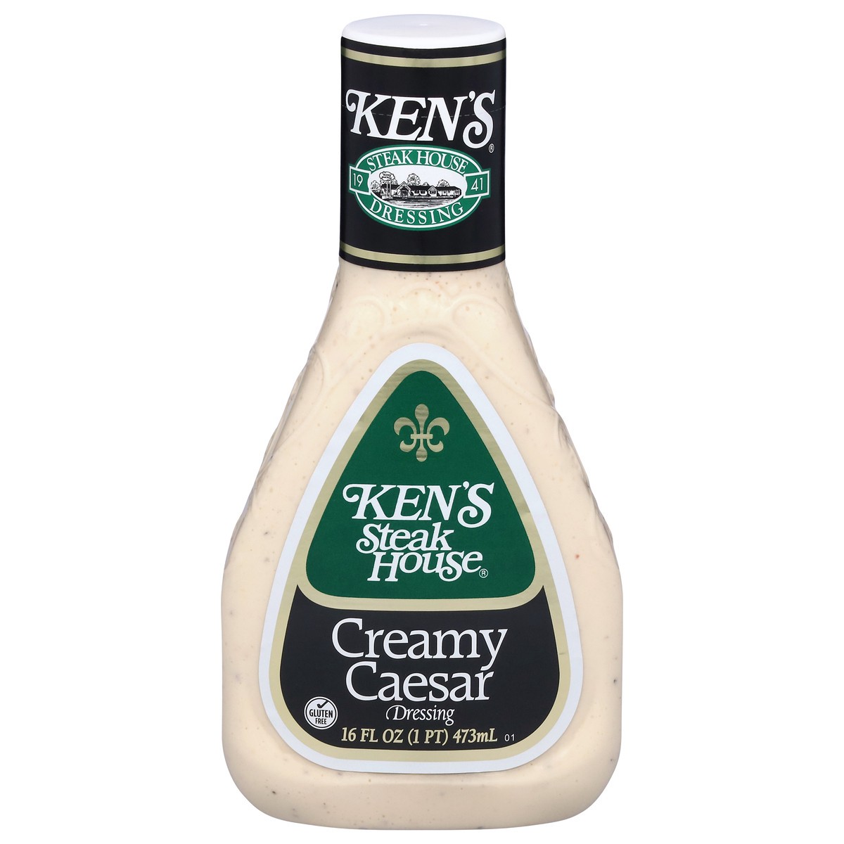 slide 1 of 10, Ken's Steak House Creamy Caesar Dressing 16 fl oz, 16 fl oz