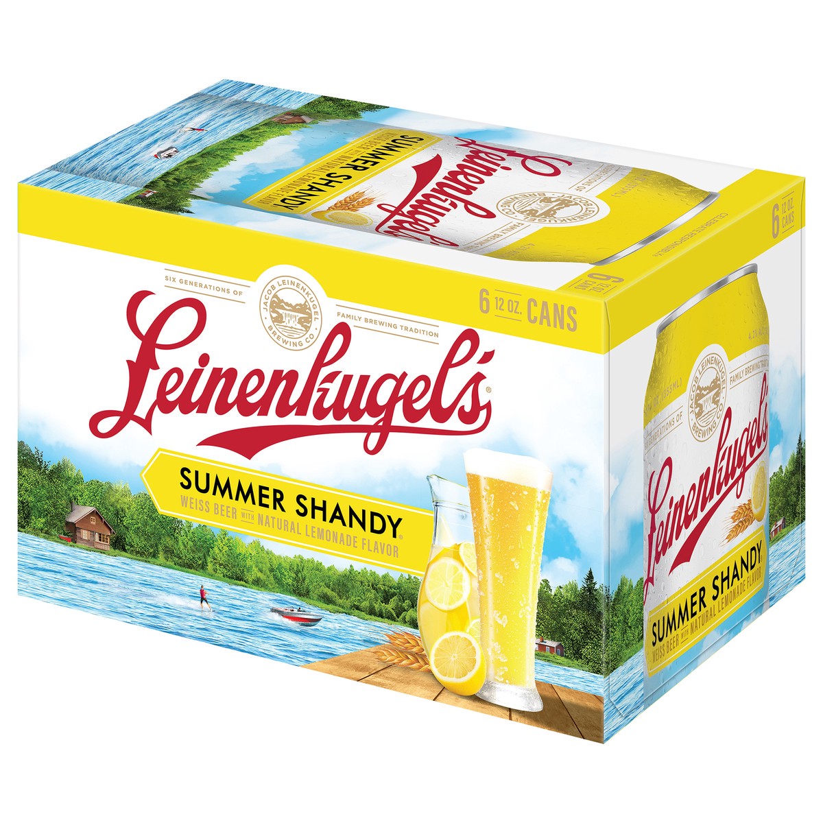 slide 11 of 11, Leinenkugel's Summer Shandy Craft Beer, 4.2% ABV, 6-pack, 12-oz beer cans, 12 fl oz