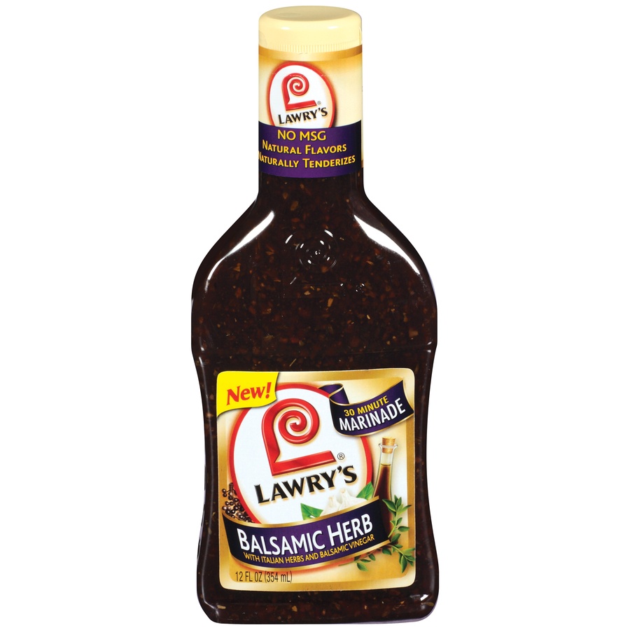 slide 1 of 1, Lawry's Marinade, 30 Minute, Balsamic Herb, 12 oz