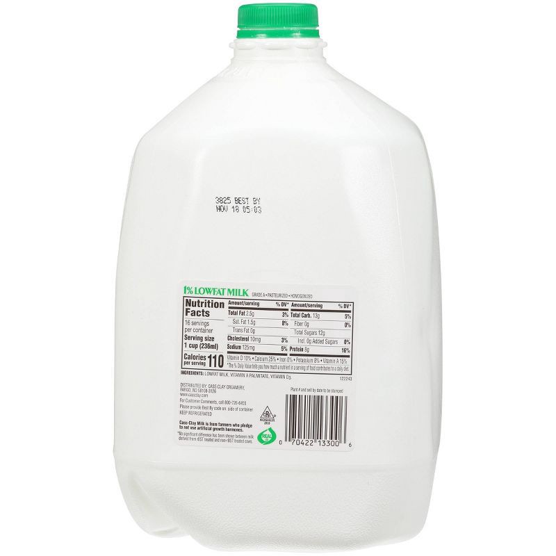 slide 5 of 12, Cass Clay 1% Milk - 1gal, 1 gal