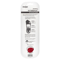 slide 3 of 5, Meijer Tri Balance Gel Advanced Orthotic Insoles Women's, 1 pair, 1 CT      