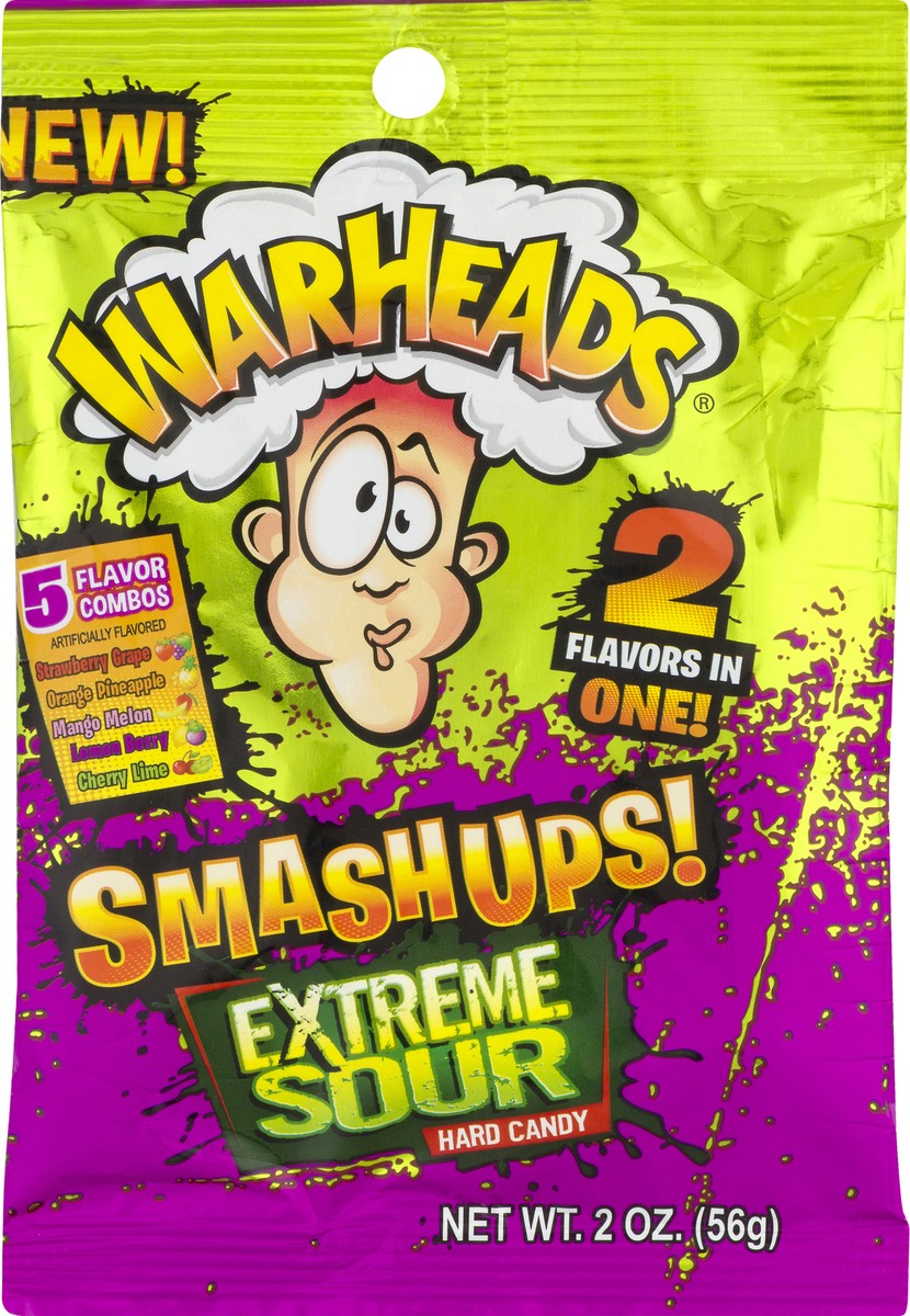 slide 9 of 10, Warheads Smashups! Extreme Sour Hard Candy 2 oz, 2 oz