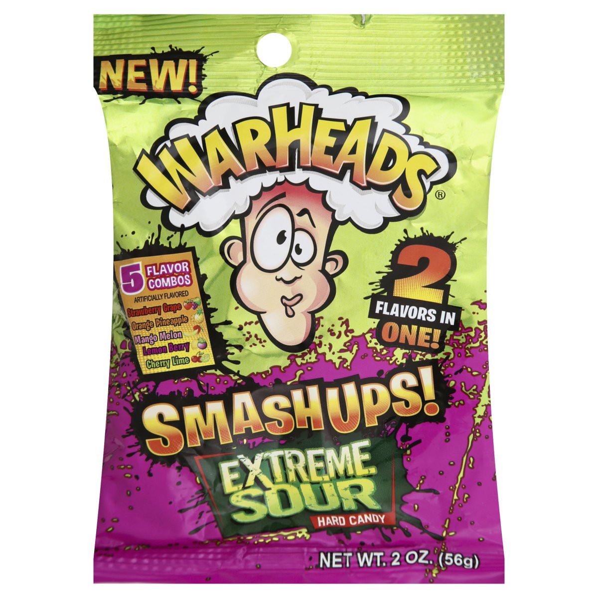 slide 1 of 10, Warheads Smashups! Extreme Sour Hard Candy 2 oz, 2 oz