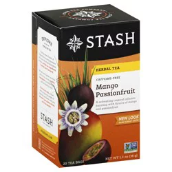 Stash Caffeine-Free Mango Passionfruit Herbal Tea - 20 Tea Bags