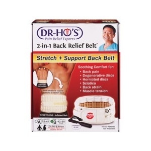 slide 1 of 1, Dr-Ho's 2-In-1 Back Relief Belt, 1 ct