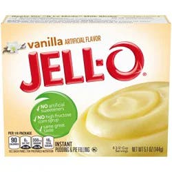 Jell-O Instant Vanilla Pudding & Pie Filling - 5.1oz