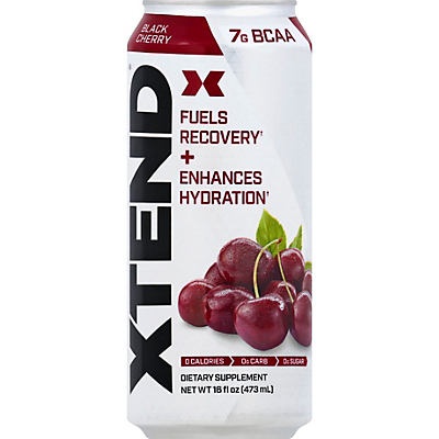 slide 1 of 1, XTEND Carbonated Black Cherry Recovery Drink, 16 oz
