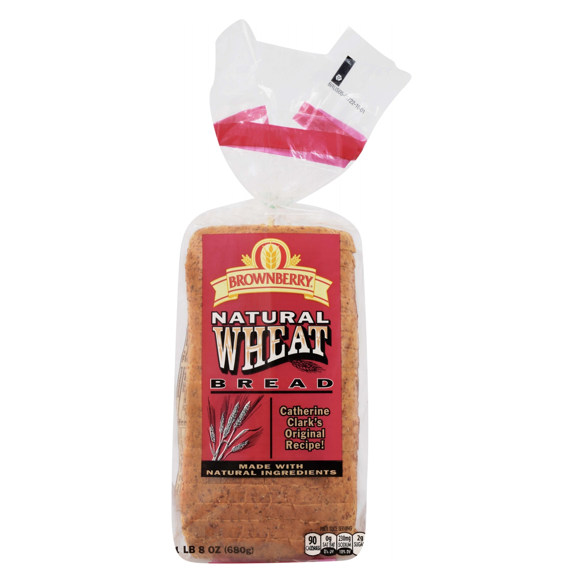 slide 1 of 8, Brownberry Natural Wheat Bread, 24 oz