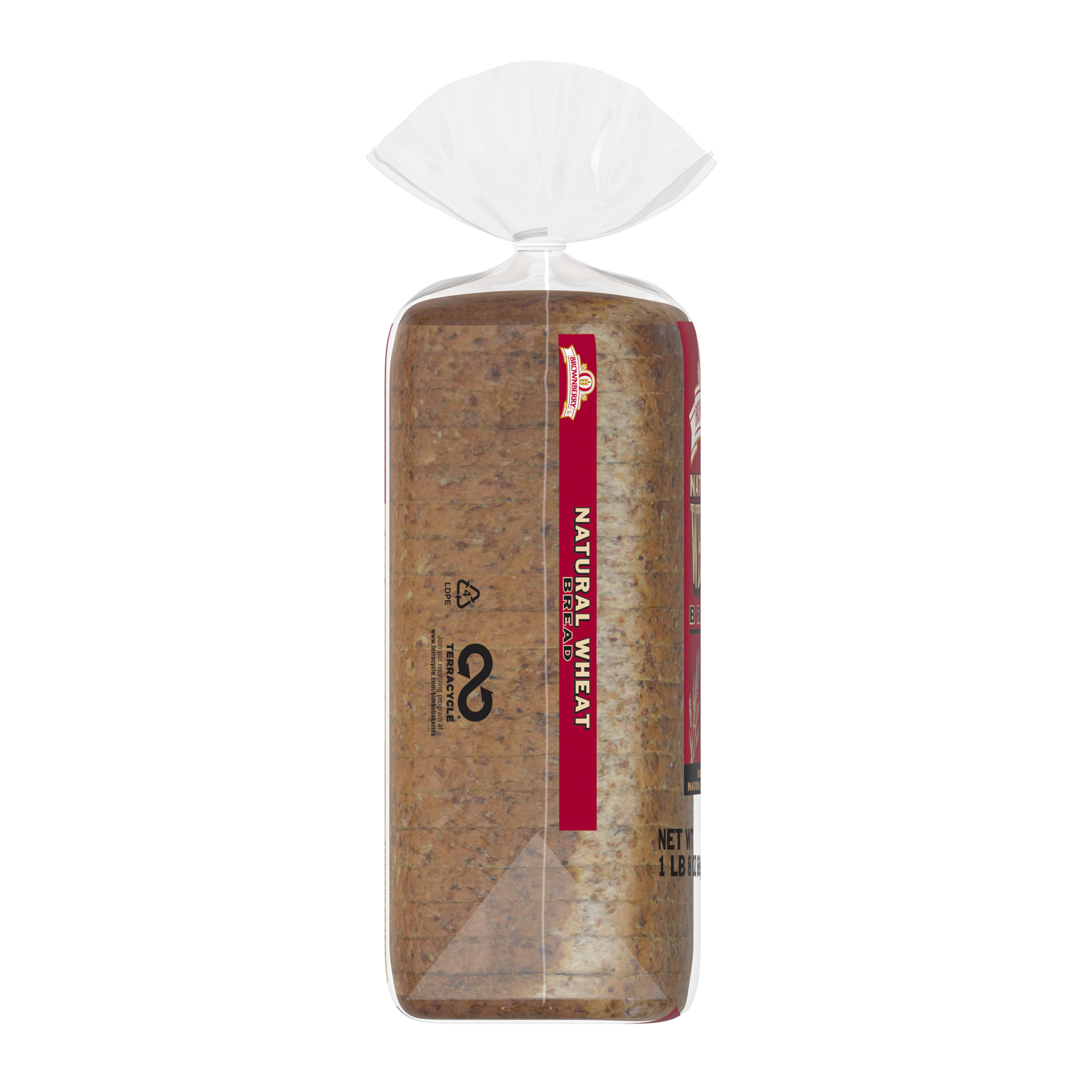 slide 3 of 5, Brownberry Natural Wheat Bread, 24 oz, 1 ct